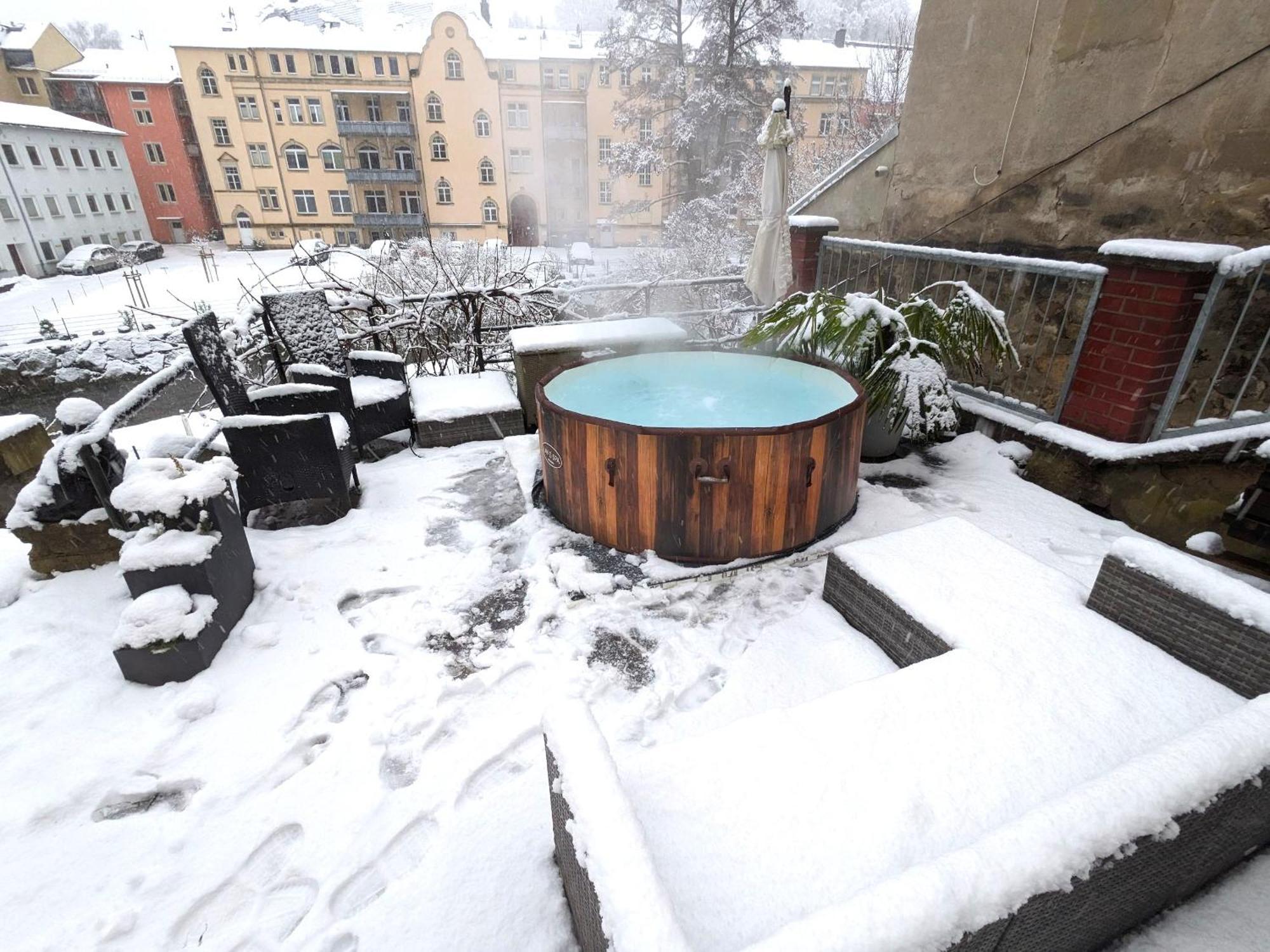 Uo - Urlaubsmagie - Helle Wohnung,Sauna,Whirlpool Sebnitz Extérieur photo
