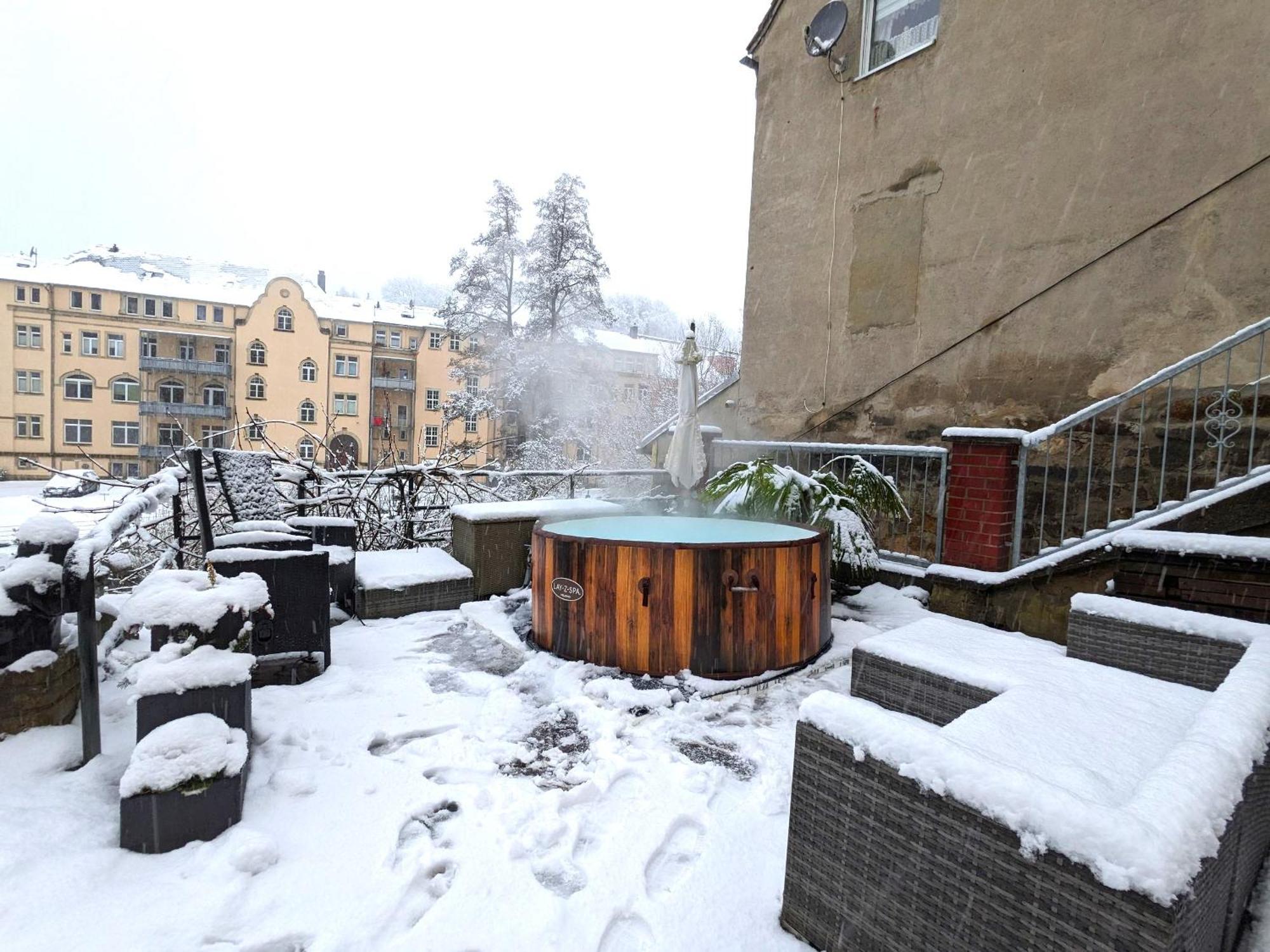 Uo - Urlaubsmagie - Helle Wohnung,Sauna,Whirlpool Sebnitz Extérieur photo
