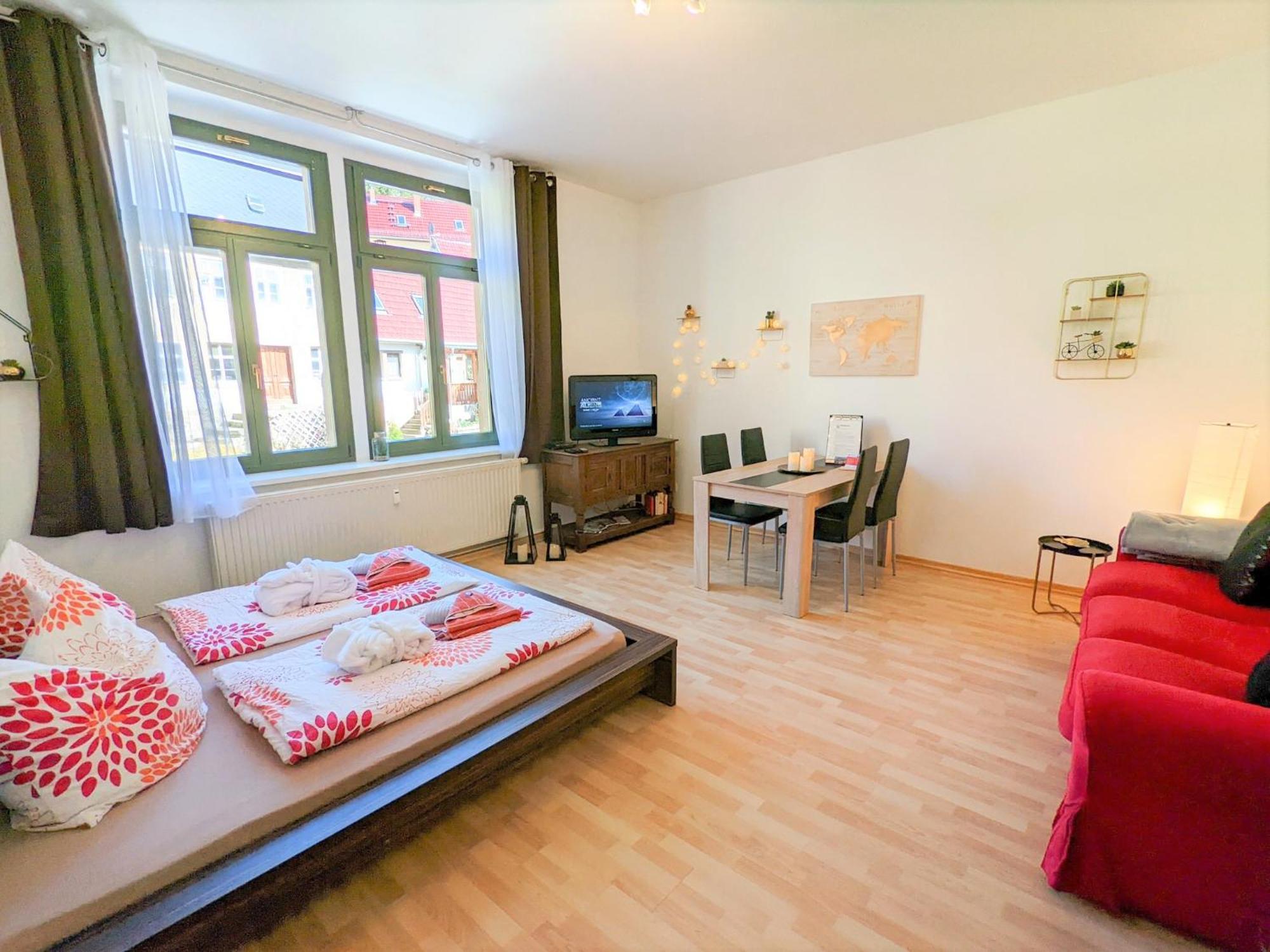 Uo - Urlaubsmagie - Helle Wohnung,Sauna,Whirlpool Sebnitz Extérieur photo