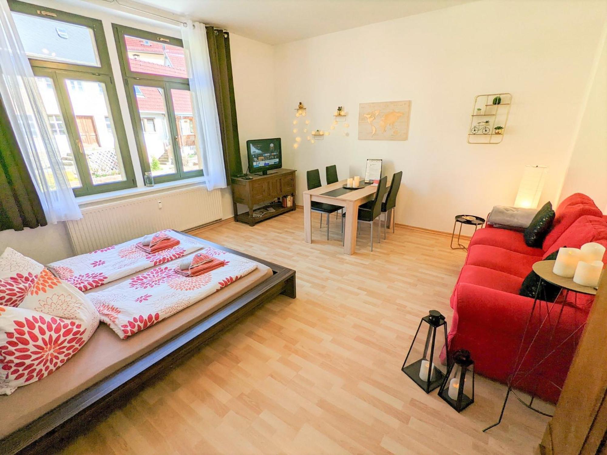 Uo - Urlaubsmagie - Helle Wohnung,Sauna,Whirlpool Sebnitz Extérieur photo