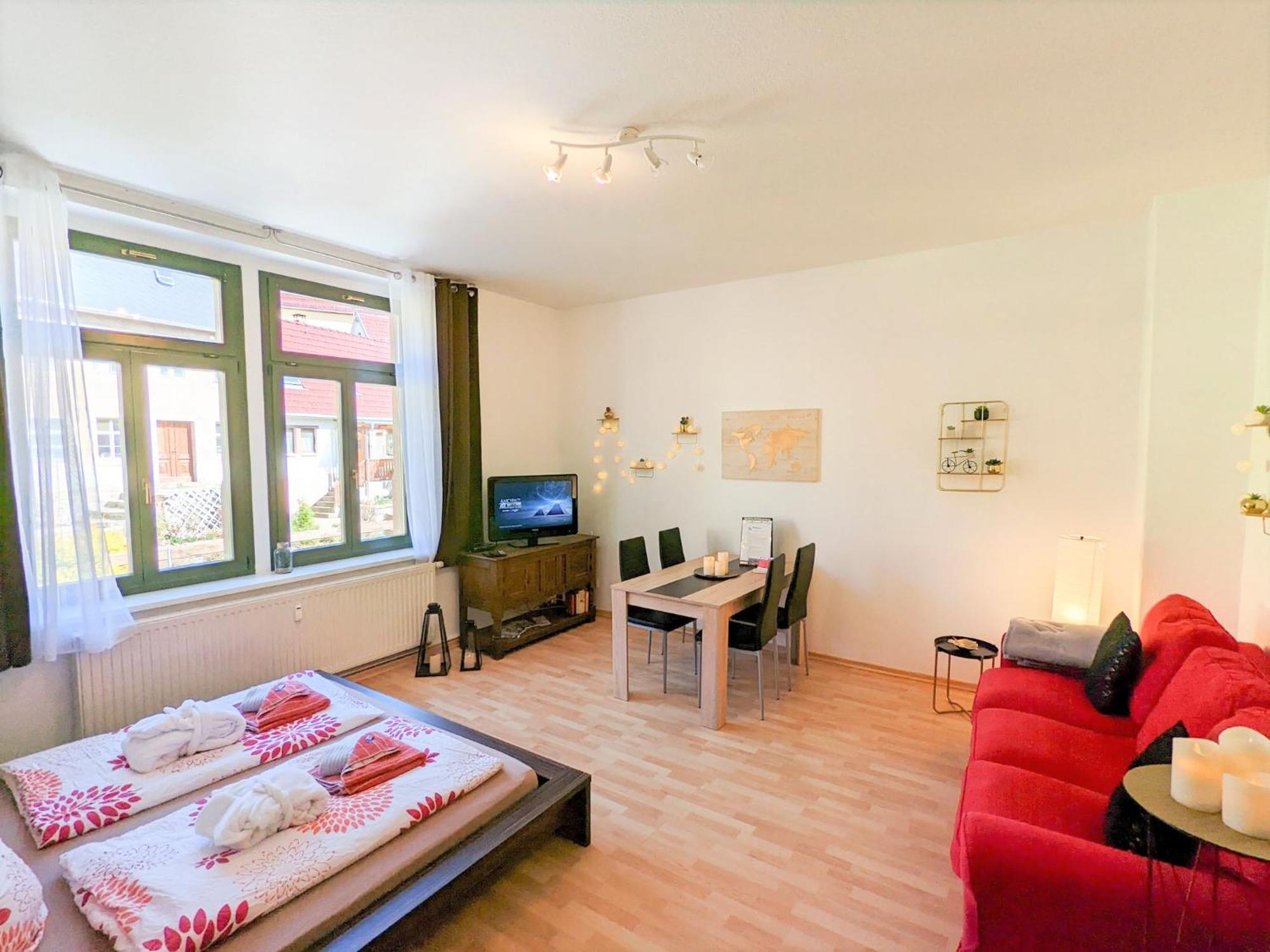 Uo - Urlaubsmagie - Helle Wohnung,Sauna,Whirlpool Sebnitz Extérieur photo